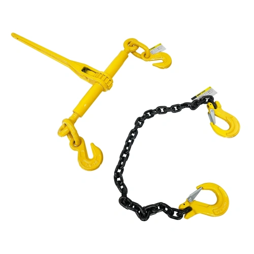 Стяжка цепная строп 1СЦ 15т талреп 13мм 5м цепь крепежная крюк-крюк комплект с храповиком по ценам производителя в Москве с доставкой по всей России