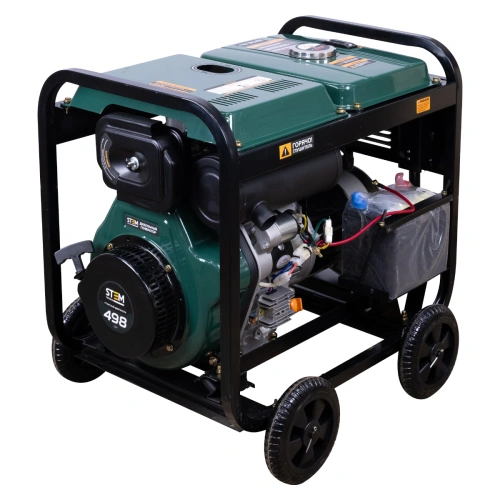 Генератор дизельный STEM Techno S6500DE (6.5 кВт, электростартер, дисплей, подогрев) по ценам производителя в Москве с доставкой по всей России