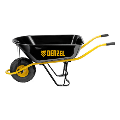 Тачка строительная, усиленная, объем 130 л, 230 кг, колесо 15х6.00-6 Denzel по ценам производителя в Москве с доставкой по всей России