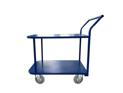 Тележка платформенная TOR ТП-2Я (600х900) 2х-ярусная (160мм) по ценам производителя в Москве с доставкой по всей России