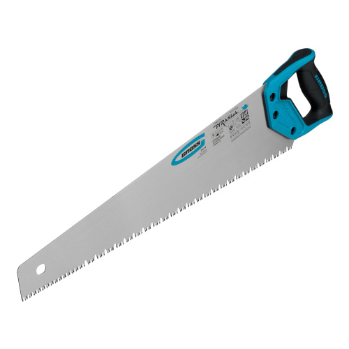 Ножовка по дереву "Piranha", 550 мм, сегментное строение рабочей кромки, 7-8 TPI, зуб-3D, двухкомпонентная рукоятка Gross по ценам производителя в Москве с доставкой по всей России