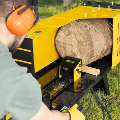 Дровокол электрический ELS7T-52, 2300 Вт, сила раскола 7т, макс. размеры полена D250 x 520 мм Denzel по ценам производителя в Москве с доставкой по всей России