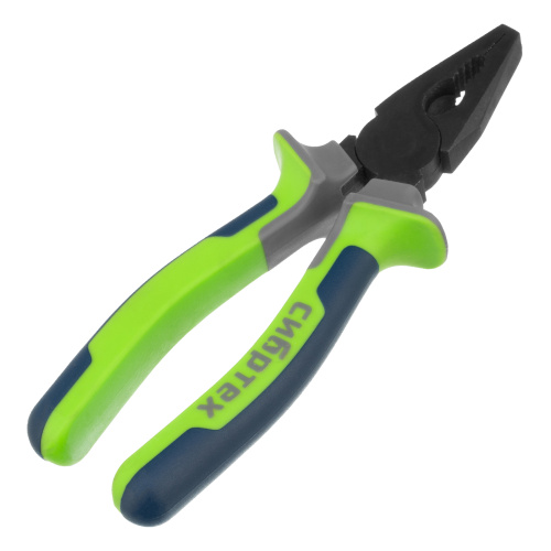 Плоскогубцы комбинированные, 180 мм, фосфатирование, трехкомпонентные рукоятки Сибртех по ценам производителя в Москве с доставкой по всей России