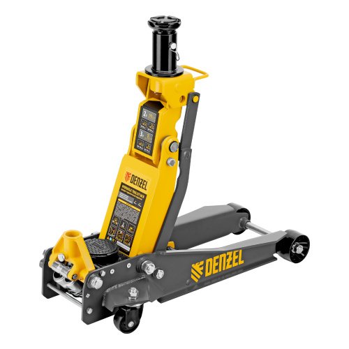 Домкрат гидравлический подкатной, 2/3 т, 98-770 мм, быстрый подъем, низ. подхват, проф, SUV Denzel по ценам производителя в Москве с доставкой по всей России