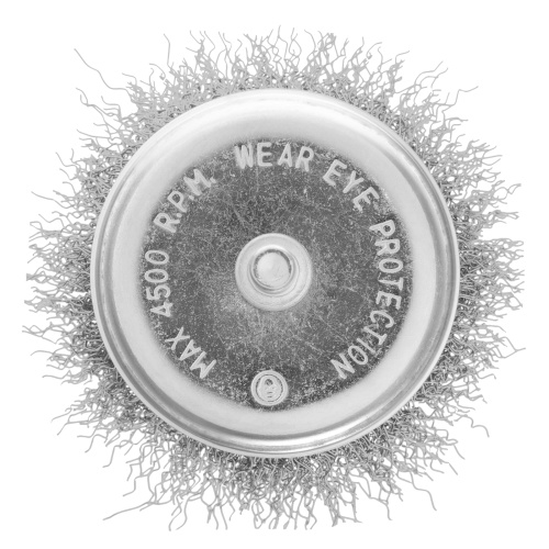 Щетка для дрели, 75 мм, "чашка" со шпилькой, витая проволока Сибртех по ценам производителя в Москве с доставкой по всей России