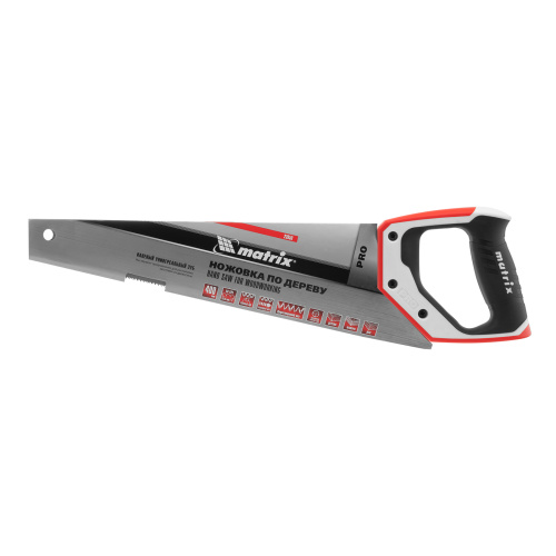 Ножовка по дереву для точных пильных работ, 400 мм, каленый зуб 3D, 14 TPI, трехкомпонентная рукоятка, Pro Matrix по ценам производителя в Москве с доставкой по всей России