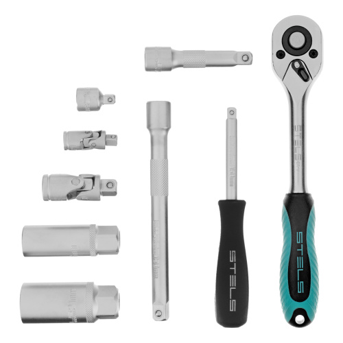 Набор торцевых головок с трещоткой, 1/4"и 3/8", 44 предмета Stels по ценам производителя в Москве с доставкой по всей России