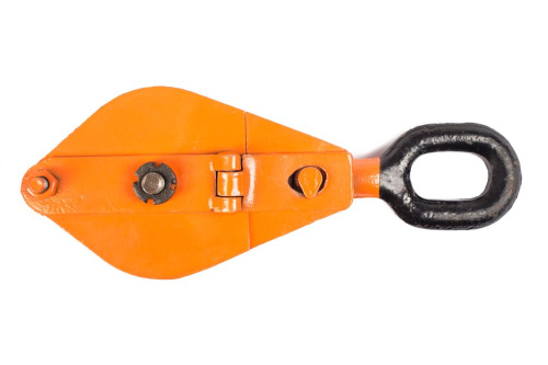 Блок монтажный однорольный с  ушком TOR 0,5 т с откидной щекой по ценам производителя в Москве с доставкой по всей России