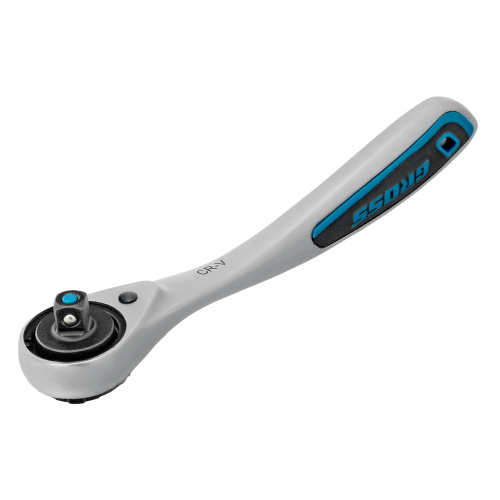 Набор торцевых головок, трещотка 120 зубьев, 1/4", CrV, 12 предметов Gross по ценам производителя в Москве с доставкой по всей России