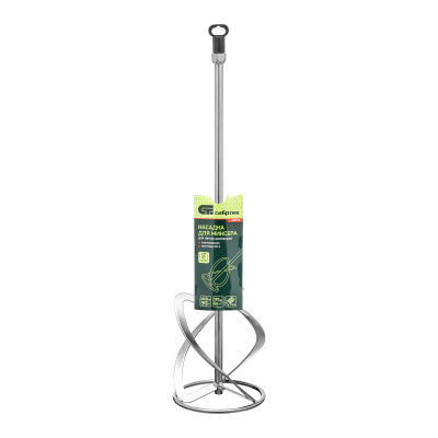 Насадка для миксера, для легких растворов, 160 х 590 мм, оцинкованная, хвостовик резьба М14 Сибртех по ценам производителя в Москве с доставкой по всей России