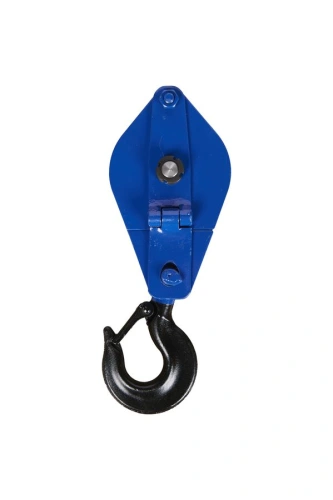 Блок монтажный однорольный с крюком TOR 1 т с откидной щекой (S) по ценам производителя в Москве с доставкой по всей России