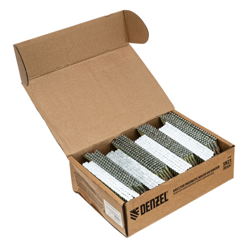 Гвозди для пнев. нейлера (оцинк.) длина - 90 мм, диам. - 3,05 мм, 2000 шт. Denzel по ценам производителя в Москве с доставкой по всей России