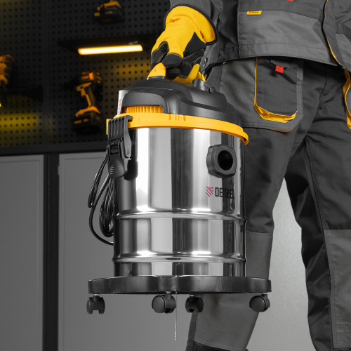Пылесос строительный SVC15, 1200 Вт, бак 15 л, шланг 2 м Denzel по ценам производителя в Москве с доставкой по всей России