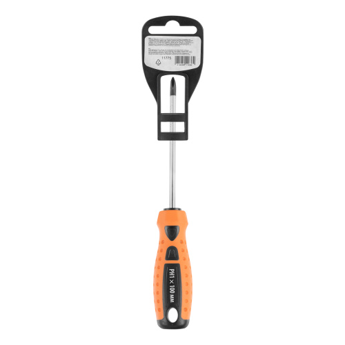 Отвертка "Point", PH1 х 100 мм, CS, двухкомпонентная рукоятка Sparta по ценам производителя в Москве с доставкой по всей России