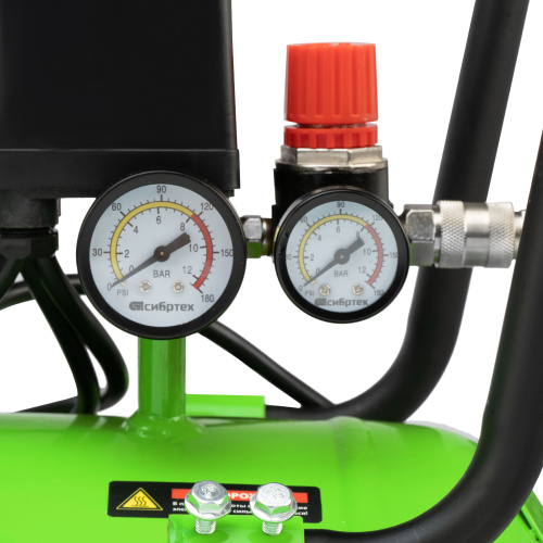 Компрессор безмаслянный малошумный МБ 2250/100, 2250 Вт, 100л, 400 л/мин Сибртех по ценам производителя в Москве с доставкой по всей России