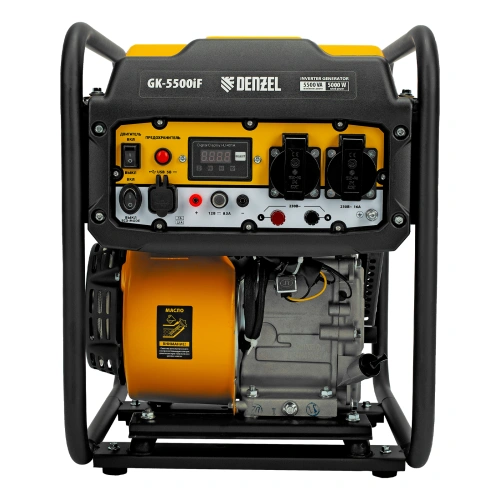Генератор инверторный GK-5500iF, 5,5 кВт, 230 В, ручной старт DENZEL по ценам производителя в Москве с доставкой по всей России