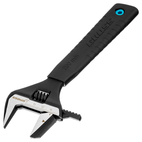 Ключ разводной, переставная губка, 200 мм, CRV GROSS по ценам производителя в Москве с доставкой по всей России