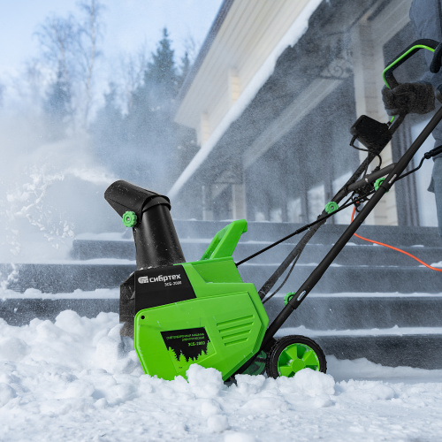 Снегоуборочная машина электрическая ЭСБ-2000, 2 кВт Сибртех по ценам производителя в Москве с доставкой по всей России