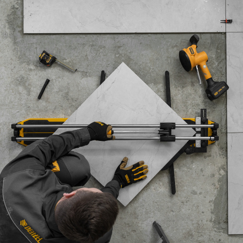 Плиткорез 1000х14мм, цельнометал. напр., каретка на подш., стальная станина, рукоятка-пенал Denzel по ценам производителя в Москве с доставкой по всей России