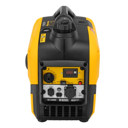 Генератор инверторный GS-2200iS, 2,2 кВт, 230 В, закрытый корпус, ручной старт DENZEL по ценам производителя в Москве с доставкой по всей России