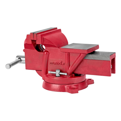 Тиски слесарные, 125 мм, поворотные, с наковальней Matrix по ценам производителя в Москве с доставкой по всей России