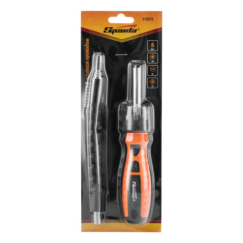 Отвертка телескопическая, набор бит, гибкий привод, 8 шт, Sparta по ценам производителя в Москве с доставкой по всей России