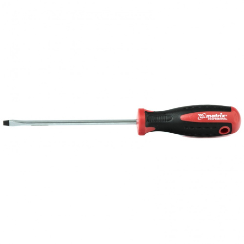 Отвертка Profi, SL5.5 х 125 мм, S2, двухкомпонентная рукоятка Matrix по ценам производителя в Москве с доставкой по всей России
