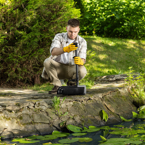 Насос фонтанный FNP90-39, 92 Вт, подъем 3,9 м, 3200 л/ч, колокольчик/каскад/гейзер Denzel по ценам производителя в Москве с доставкой по всей России