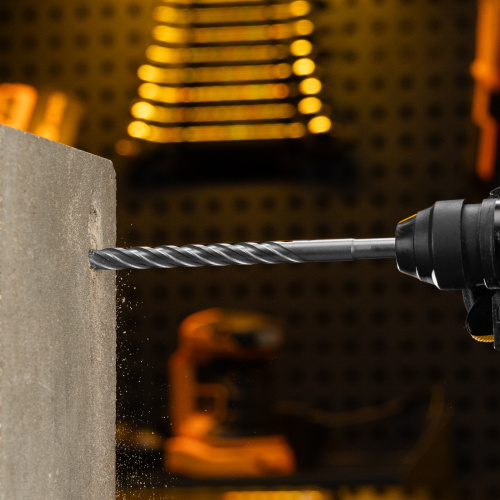 Бур по бетону, цельная крестовая пластина, 12x215 мм, SDS PLUS Denzel по ценам производителя в Москве с доставкой по всей России