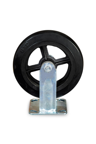 Колесо большегрузное неповоротное FCd 80 200 мм обрезиненное (N) по ценам производителя в Москве с доставкой по всей России