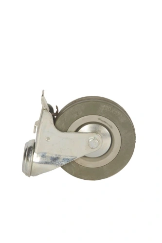 Колесо аппаратное поворотное SChgb 55 120 мм под болт с тормозом (F) по ценам производителя в Москве с доставкой по всей России