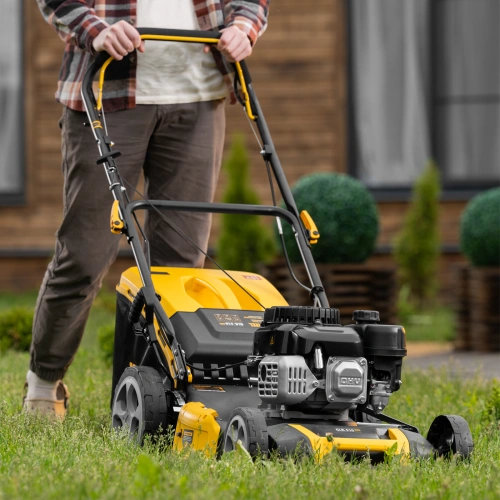 Газонокосилка бензиновая GLR-510SP-ZS, 171 см3, ширина 51 см, привод, травосборник 65 л Denzel по ценам производителя в Москве с доставкой по всей России