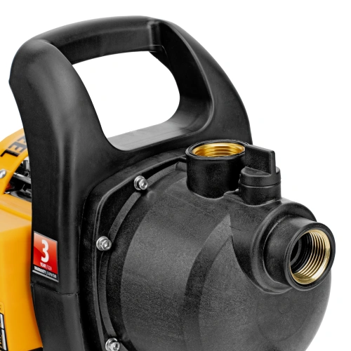 Садовый поверхностный насос GPL600, 600 Вт, 3000 л/ч, подъем 35 м, пластик Denzel по ценам производителя в Москве с доставкой по всей России