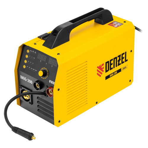 Аппарат инвертор. полуавтомат. cварки IMIG-200, 200 А, ПВ 60%, катушка 5 кг Denzel по ценам производителя в Москве с доставкой по всей России