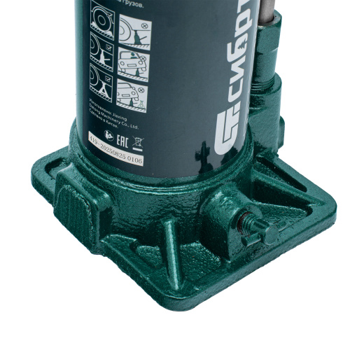 Домкрат гидравлический бутылочный, 10 т, 190-370 мм Сибртех по ценам производителя в Москве с доставкой по всей России