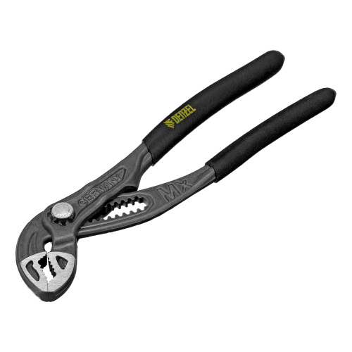 Клещи переставные, кнопочный механизм, обливные рукоятки, 180 мм Denzel по ценам производителя в Москве с доставкой по всей России