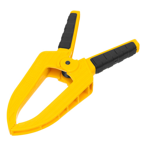 Струбцина клещеобразная, удлиненная 50 х 80 мм двухкомпонентные рукоятки Denzel по ценам производителя в Москве с доставкой по всей России