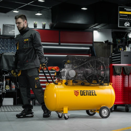 Компрессор воздушный рем. привод BCV 4000-T/200, 4,0 кВт, 200 литров, 690 л/мин Denzel по ценам производителя в Москве с доставкой по всей России