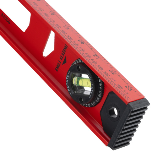 Уровень алюминиевый "Рельс", 600 мм, 3 глазка, усиленный Matrix по ценам производителя в Москве с доставкой по всей России