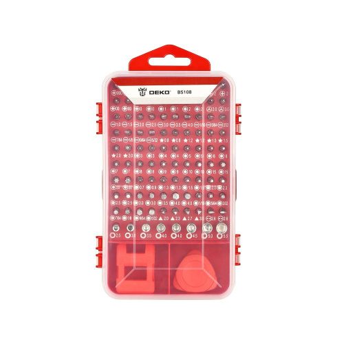 Набор прецизионных инструментов DEKO BS108 (108 предметов) по ценам производителя в Москве с доставкой по всей России