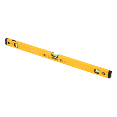 Уровень алюминиевый, магнит, фрезерованный, 3 глазка (1 зеркал.) 0,5 мм/м, 800 мм Denzel по ценам производителя в Москве с доставкой по всей России