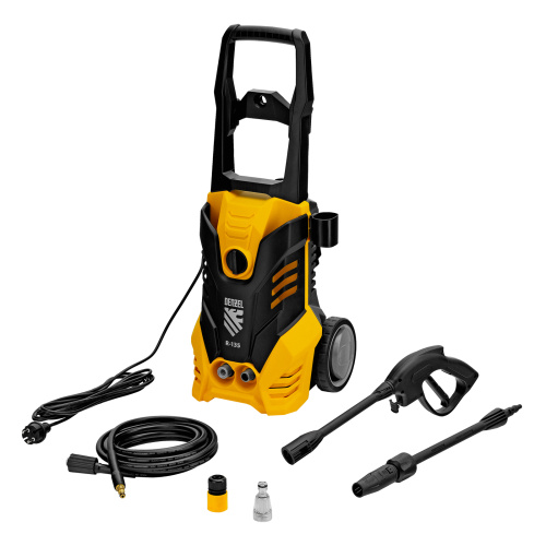 Моечная машина высокого давления R-135, 1800 Вт, 135 бар, 6 л/мин, колесная Denzel по ценам производителя в Москве с доставкой по всей России