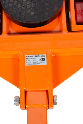 Роликовая платформа поворотная TOR X12 г/п 12 т (с ручкой) по ценам производителя в Москве с доставкой по всей России