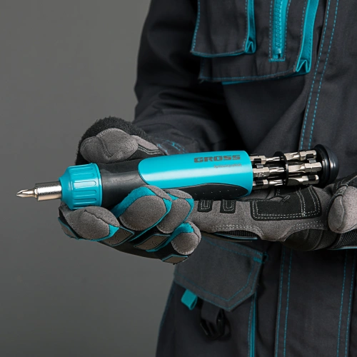 Отвертка реверсивная, механизм SmartPush 12 шт, S2 Gross по ценам производителя в Москве с доставкой по всей России