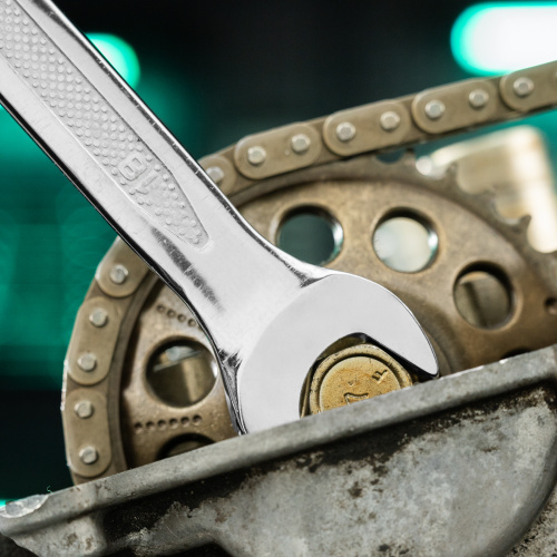 Ключ комбинированный, 18 мм, CrV, антислип Stels по ценам производителя в Москве с доставкой по всей России