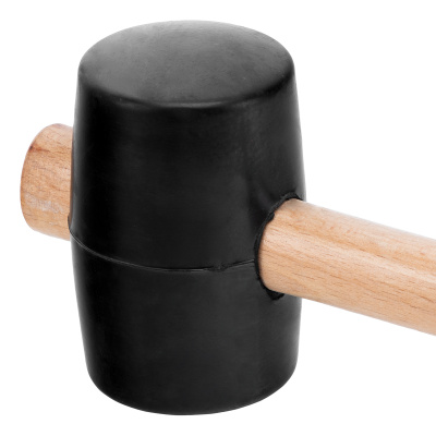 Киянка резиновая, 680 г, черная резина, деревянная рукоятка Sparta по ценам производителя в Москве с доставкой по всей России