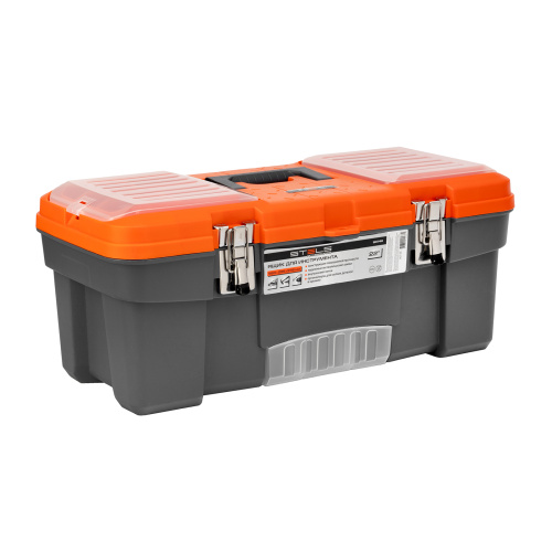 Ящик для инструмента с мет. замками 22", 560х285x235 мм Stels по ценам производителя в Москве с доставкой по всей России