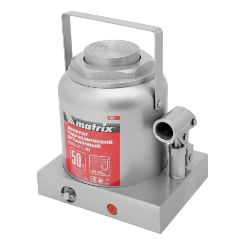 Домкрат гидравлический бутылочный, 50 т, высота подъема 240-370 мм Matrix по ценам производителя в Москве с доставкой по всей России
