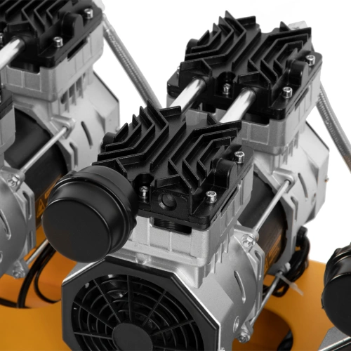 Компрессор безмасляный, малошумный  DLS 2250/100, 2250 Вт, 3x750, 100 л, 410 л/мин блок управления/ Denzel по ценам производителя в Москве с доставкой по всей России