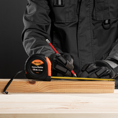 Рулетка Elastica,10 м х 25 мм,обрезиненный корпус Sparta по ценам производителя в Москве с доставкой по всей России